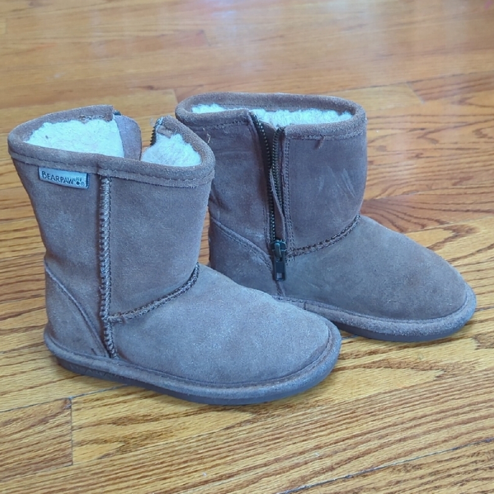 BearPaw Kids Tan Boots